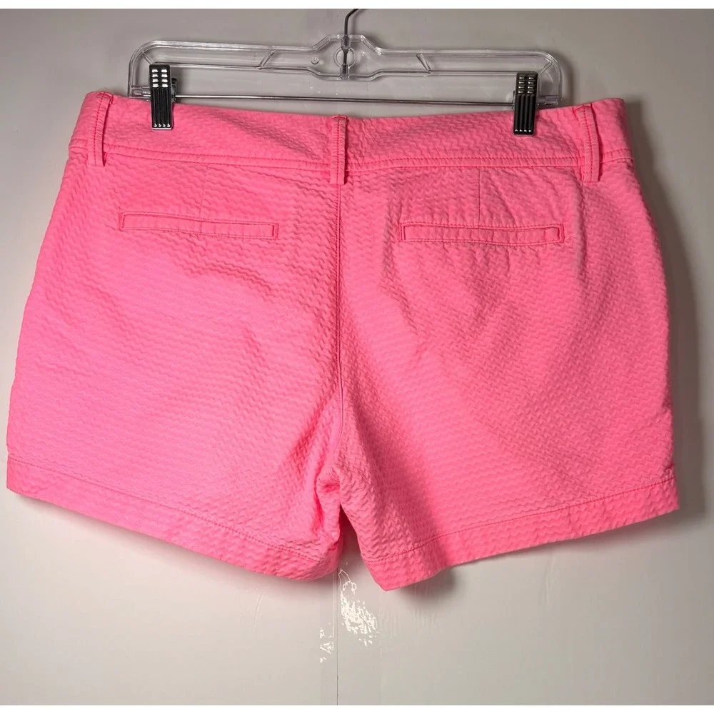 Lilly Pulitzer Women's The Callahan Pink Shorts‎ Sz 10 Summer Fun Beach Cotton
